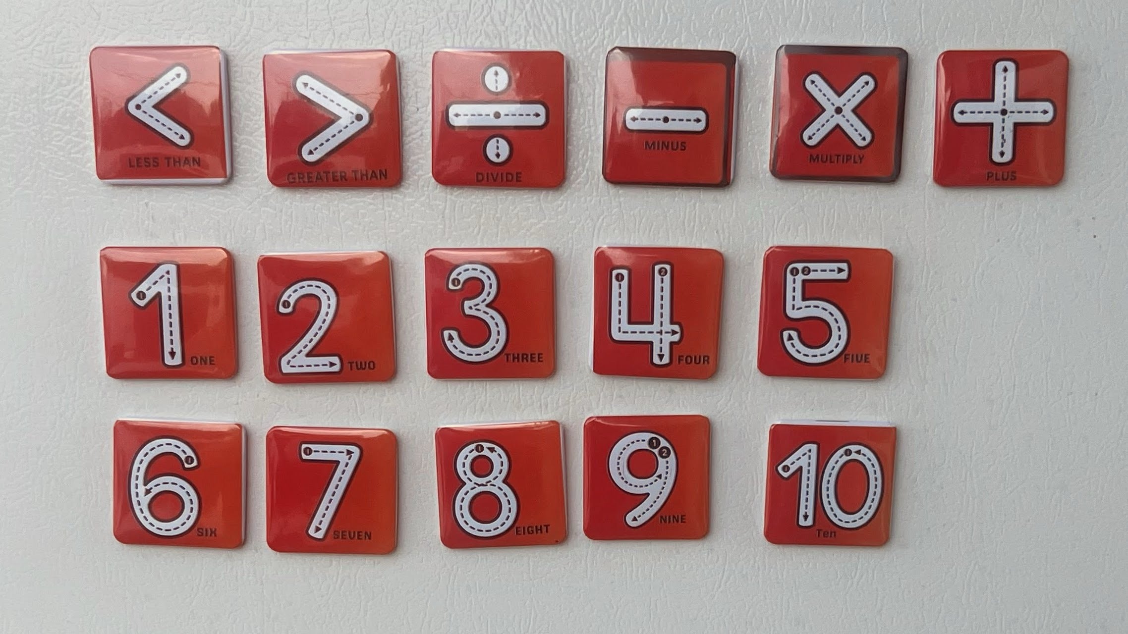 Traceable Magnetic Numbers & Math Symbols Educational Manipulative Set