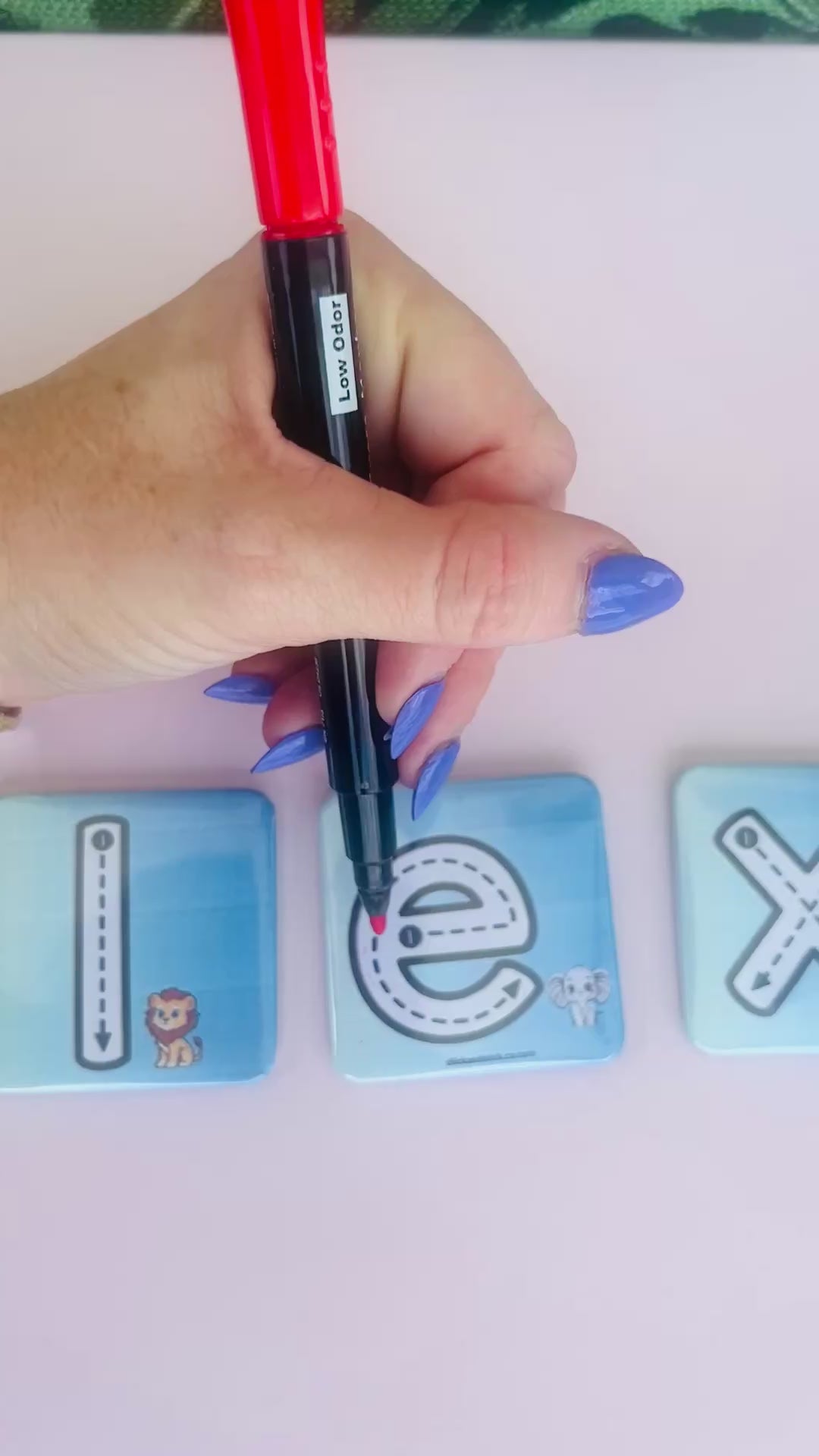Learn to Write Your Name Magnetic Tiles – Personalized Phonics Learning Set